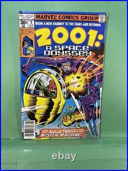 1976 Marvel Comics 2001, A Space Oddysey Vol. 1, No. 1-9 Plus Extra #8