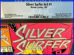 1st Issue Lot SILVER SURFER 1 cgc ss 4.0 9.4 9.6 1968 1979 1987 Series Vol 1 2 3