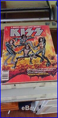 A Marvel Comics Super Special Volume #1 Issue #1 Kiss Comic Book Real Blood