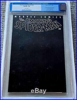AMAZING SPIDER-MAN #36 Vol. 2 CGC 9.8 NM Marvel 2001 White Pages 9/11 WTC Story