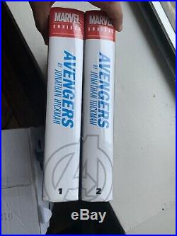 AVENGERS by Hickman Omnibus Vol 1 & 2 HC NEW SEALED Set 1-2 Hardcover MARVEL OOP