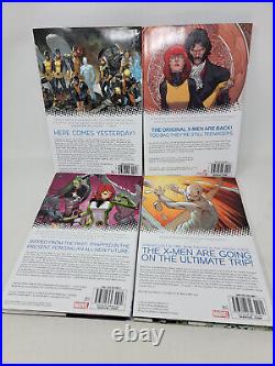 All-new X-men Volume 1 2 3 4 By Bendis Marvel Deluxe Hardcover 4 Book Lot