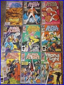 Alpha Flight Vol. 1 Huge lot, over 100 issues (Marvel Comics August 1983-1994)