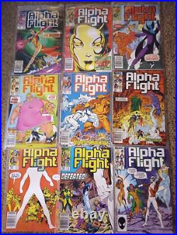 Alpha Flight Vol. 1 Huge lot, over 100 issues (Marvel Comics August 1983-1994)