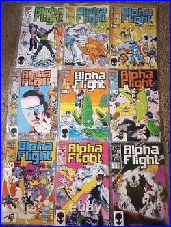 Alpha Flight Vol. 1 Huge lot, over 100 issues (Marvel Comics August 1983-1994)