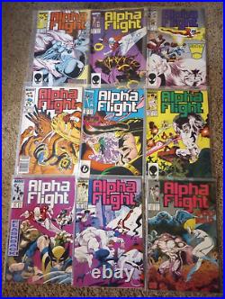 Alpha Flight Vol. 1 Huge lot, over 100 issues (Marvel Comics August 1983-1994)