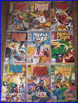 Alpha Flight Vol. 1 Huge lot, over 100 issues (Marvel Comics August 1983-1994)