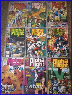 Alpha Flight Vol. 1 Huge lot, over 100 issues (Marvel Comics August 1983-1994)