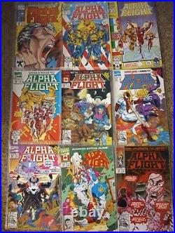 Alpha Flight Vol. 1 Huge lot, over 100 issues (Marvel Comics August 1983-1994)