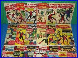 Amazing Spider-Man #1-18 Vol. 1 Marvel Repro Cover Lot withOrig Ads Keys! READ