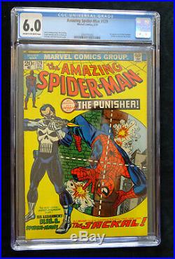 Amazing Spider-Man, Vol. 1 # 129 1st Punisher, 1st Jackal (1974) CGC 6.0 Marvel