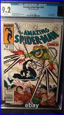 Amazing Spider-Man Vol 1 299 (Newstand Slabbed CGC Grade 9.2) by Comic Blink