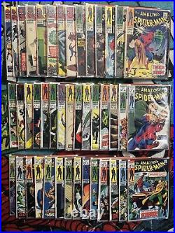 Amazing Spider-Man Vol 1 Huge Lot- 59 Issues, All Before #100, 1965-1971