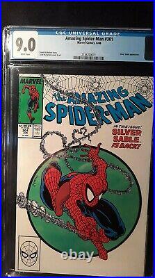 Amazing Spider-Man Vol 1 Issue #301 (Slabbed CGC Grade 9.0) by Comic Blink