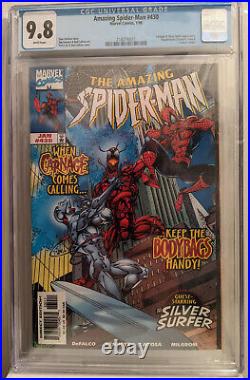 Amazing Spider-Man Vol 1 Marvel 1998 #430 #431 Surfer, Carnage CGC 9.8