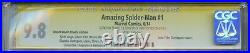 Amazing Spider-Man Vol 3 1 CGC 9.8 SS X2 WW Atlanta cover Stan Lee Peter Parker