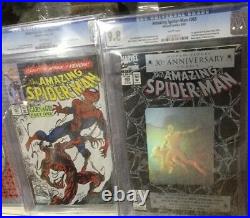 Amazing Spider-man 150-838 Vol 2 1-58 All Cgc 9.8 238 252 298 299 300 301 361 36
