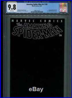 Amazing Spider-man #36 Vol. #2 Marvel 12/01 Cgc 9.8 Wht Pgs Historic 911 Story
