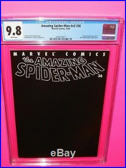 Amazing Spider-man #36 Vol. #2 Marvel 12/01 Cgc 9.8 Wht Pgs Historic 911 Story