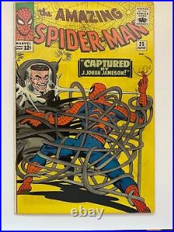Amazing Spider-man Vol 1 #25 1st Cameo Mary Jane Watson Fine/Fine+ Ditko & Lee