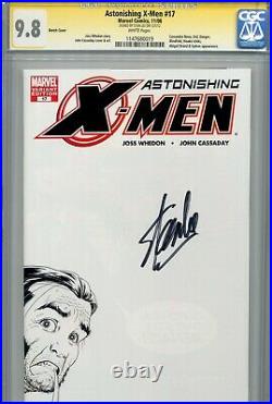 Astonishing X-Men Vol 3 17 CGC 9.8 SS Blank variant Stan Lee Whedon Wolverine WP