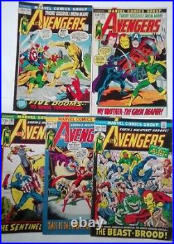 Avengers #101-105 Vol 1 (1972) Harlan Ellison Story Marvel Comics