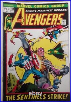 Avengers #101-105 Vol 1 (1972) Harlan Ellison Story Marvel Comics