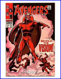 Avengers #57 Fn/vf 7.0 1st App. Vision