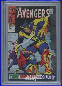 Avengers Vol 1 #51 1968 CGC 9.2