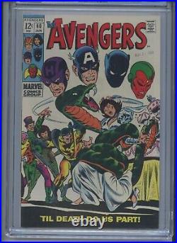 Avengers Vol 1 #60 1969 CGC 9.4