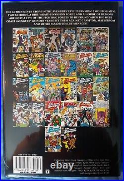 Avengers West Coast Omnibus Vol 1 Al Milgrom Cover NEW SEALED Hawkeye Iron Man