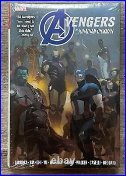 Avengers by Jonathan Hickman Omnibus Vol 1 & 2 HC Hardcover Lot, Sealed, Marvel