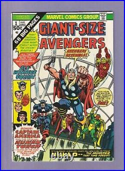 Avengers (vol. 01) LOT Giant-Size #1, #2, #3 Bronze Age / Marvel Comics VF