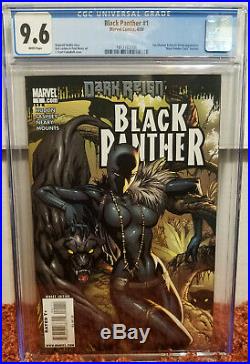 Black Panther #1 (2009, Marvel) CGC 9.6 NM+ Vol 4 J Scott Campbell Shuri Cover