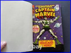 Bound Volume Captain Marvel 1 Thru 21 Complete Nm & Pbv 37 Thru 62 Thanos Thor