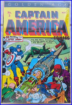 Captain America Golden Age Omnibus Vol 1 & Vol 2 Set lot Marvel Comics Sealed