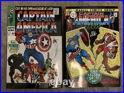 Captain America Omnibus Vol 1 & 2 OOP Marvel Stan Lee Kirby HC Silver Age
