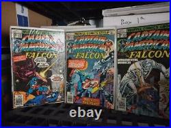 Captain America Vol. 1 (1968) 58 Issue Lot Bundle Avengers Falcon Sharon Carter