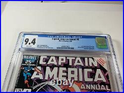 Captain America Vol. 1 Annual (1986) #8 CGC 9.4 Marvel Comics