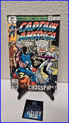 Captain America volume 1 #233 signed by Stan lee (Marvel Comics 1979)