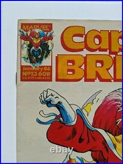 Captain Britain #13 Betsy Braddock Psylocke Key Vol 2 1985 Marvel UK
