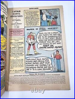 Captain Marvel Adventures #52 Vol 9 VG Shazam Fawcett Comics 1946