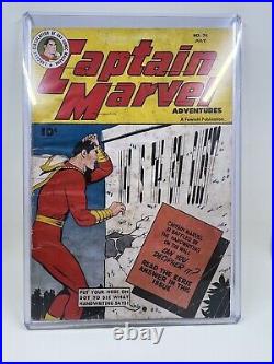 Captain Marvel Adventures #74 Vol 13 VG Shazam Fawcett Comics 1947