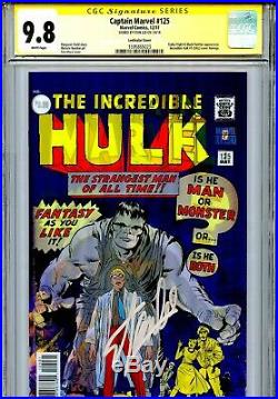 Captain Marvel Vol 7 125 CGC 9.8 SS Lenticular cover Hulk 1 homage Alpha Flight