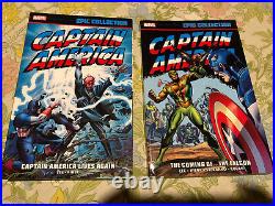 Captain america epic collection vol 1, 2, 3, 4 & 13 marvel tpb lot