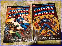 Captain america epic collection vol 1, 2, 3, 4 & 13 marvel tpb lot