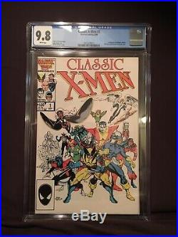 Classic X-Men #1 CGC 9.8 vol 1 1986 Marvel NM/MT Art Adams iconic cover