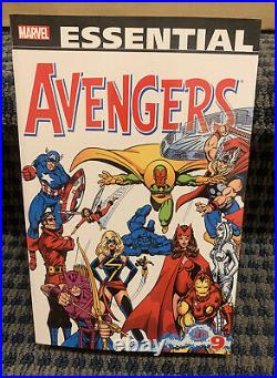 Essential AVENGERS Books (Lot of 9) Marvel Vol. 1 to 9 Trade Paperback B15