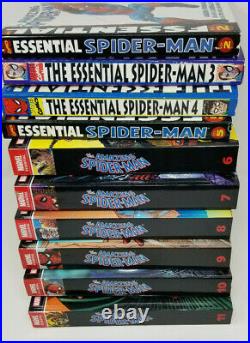 Essential Amazing Spider-man Vol 2-11 Marvel Comics Tpb 10 Book Lot