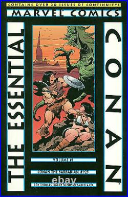 Essential Conan the Barbarian Vol 1 Trade Paperback TPB Buscema art Marvel REH